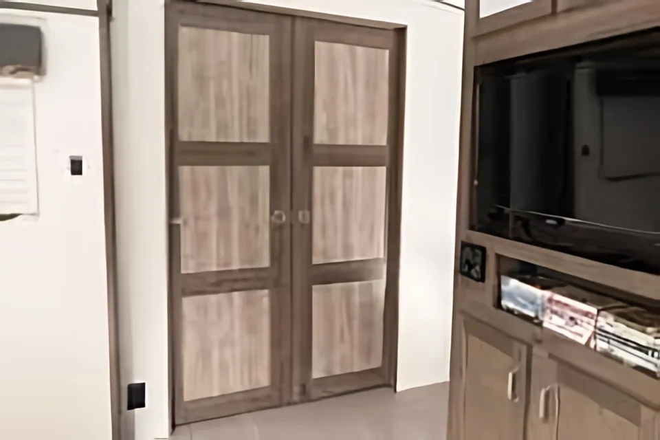 Unique Bunk Room with Quad Double-Bunks