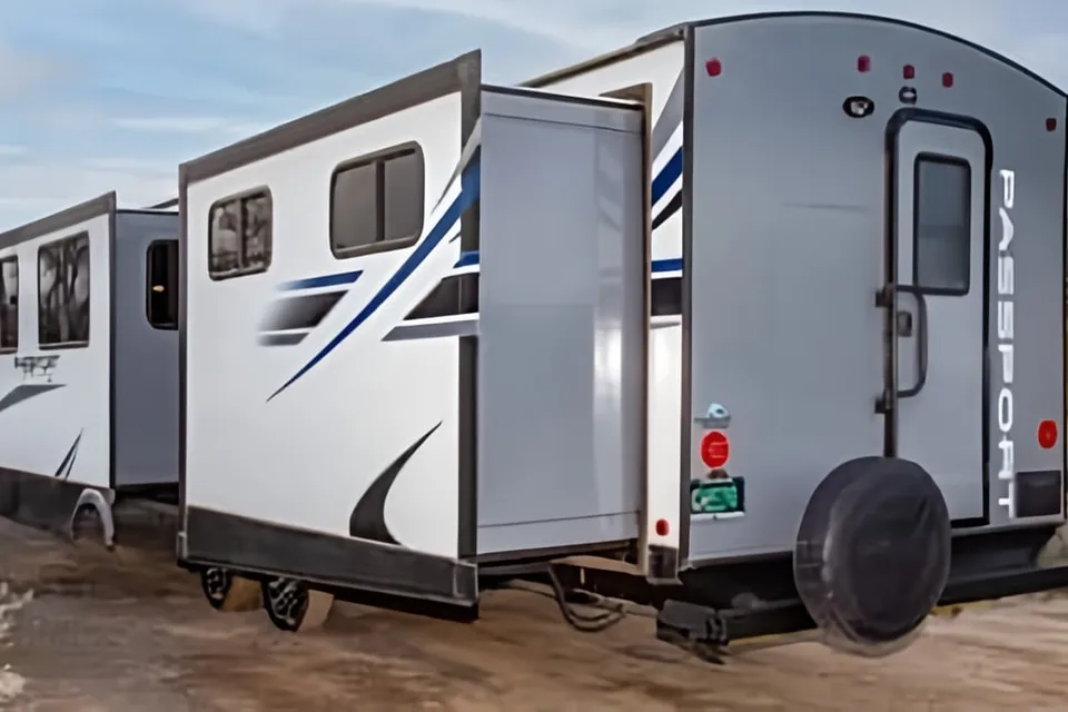 Unique Bunk Room with Quad Double-Bunks