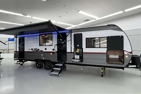John's Forest River Campsite Reserve 26CJ Travel Trailer