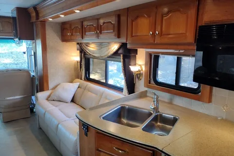 Stella - our luxury motorhome named after our English Mastiff