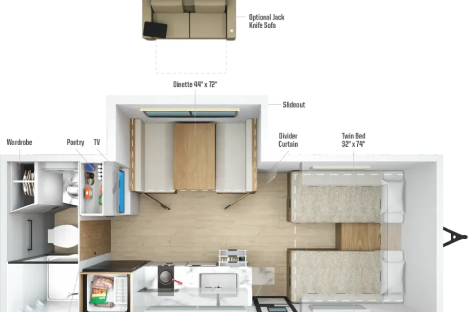 Mike's Winnebago 2108TB Travel Trailer