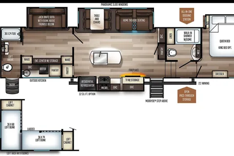 Inn at the Woods: Forest River Sabre 38 DBQ Fifth Wheel