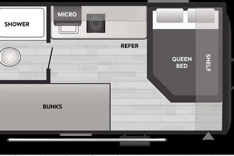 Light Weight Coleman 13B Travel Trailer