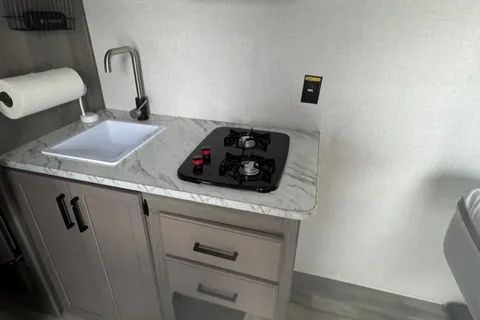 Simon  and Nareman's Coleman Hideout Travel Trailer