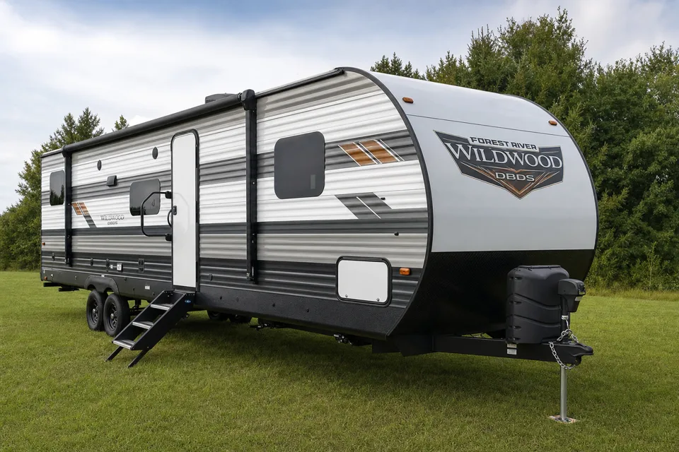 Andrew's Forest River Wildwood dbds Travel Trailer