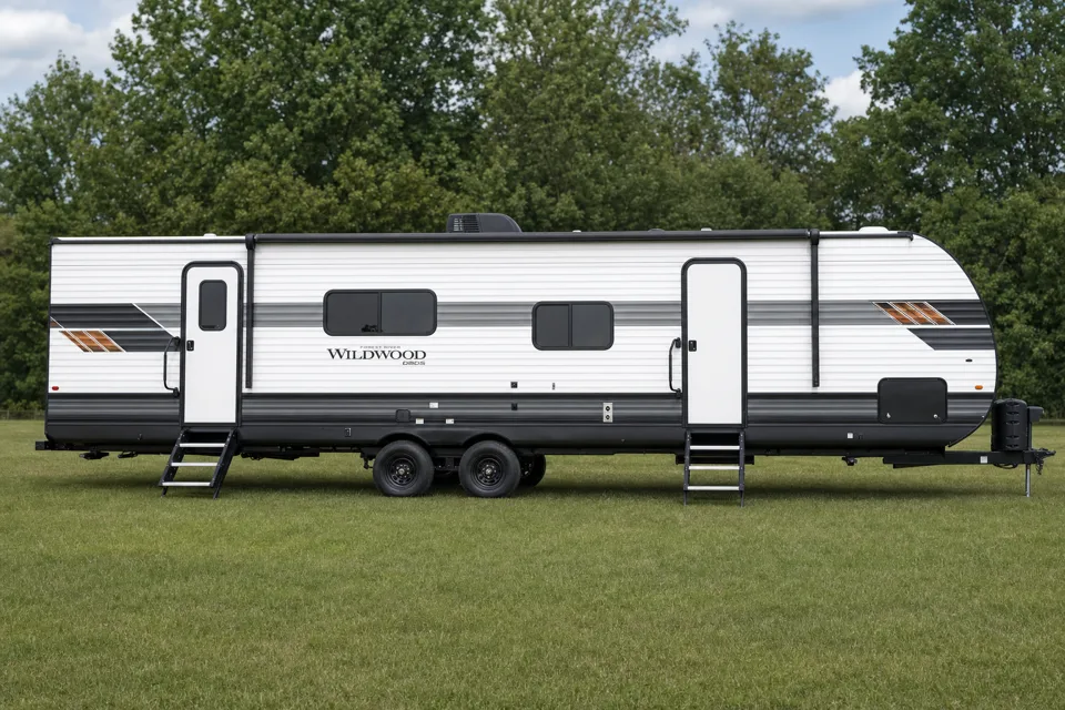 Andrew's Forest River Wildwood dbds Travel Trailer
