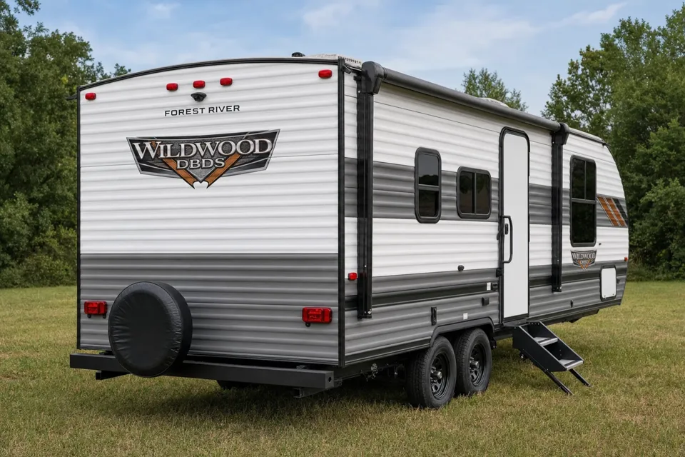 Andrew's Forest River Wildwood dbds Travel Trailer