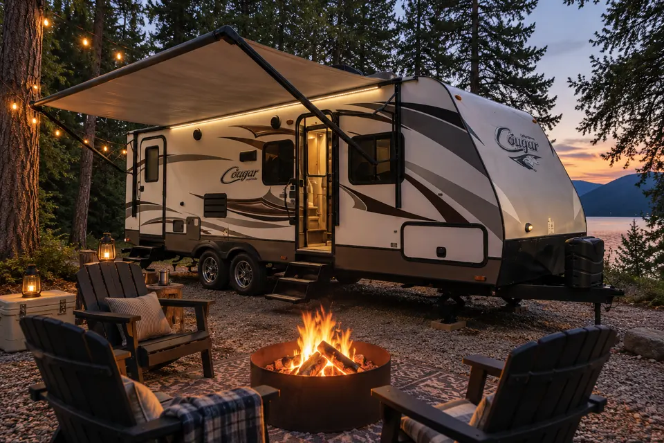 Easy to Tow Half TON Ready Double Bunk 28 feet Travel Trailer with Slideout