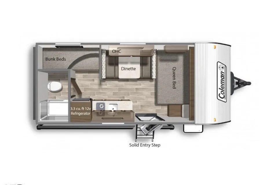 Lin's Coleman 17B Travel Trailer
