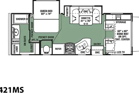 Rv Rentals Way of Life's Forester 2421MS CMF1