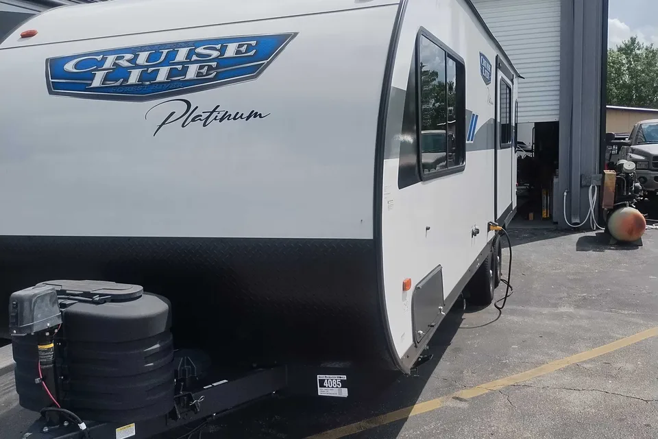 James 's Forest River Platnuim ultralight Travel Trailer