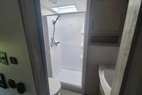 Family getaway 5th wheel camper.