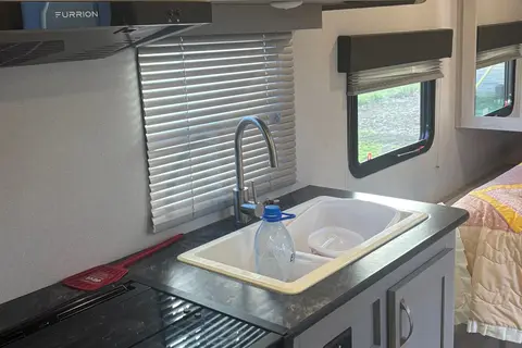 Isaac 's Forest River Tracer ultralight Travel Trailer