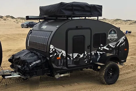⚡ Fully Equipped Off-Road Teardrop | Solar 3000W | Hot Outdoor Shower