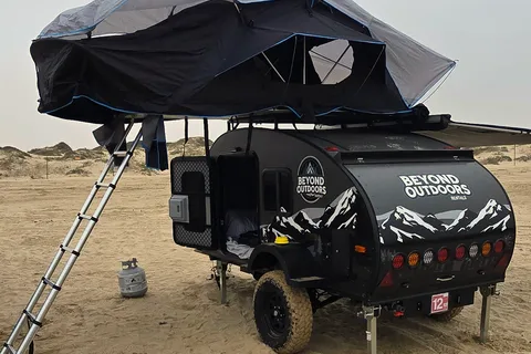 ⚡ Fully Equipped Off-Road Teardrop | Solar 3000W | Hot Outdoor Shower