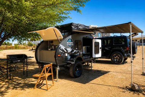 ⚡ Fully Equipped Off-Road Teardrop | Solar 3000W | Hot Outdoor Shower