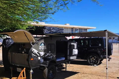 ⚡ Fully Equipped Off-Road Teardrop | Solar 3000W | Hot Outdoor Shower