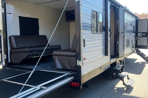 Scott's Forest River Xlr micro boost Toy Hauler