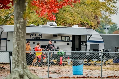 Scott's Forest River Xlr micro boost Toy Hauler