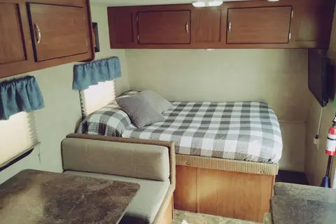 Meet Bubba, small and easy to pull but with Bunkbeds he has room for the whole family!