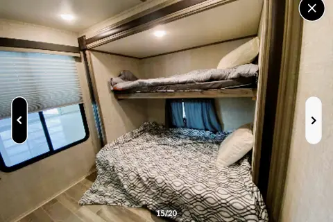 Jackson’s Getaway Rental Bunkhouse Travel Trailer