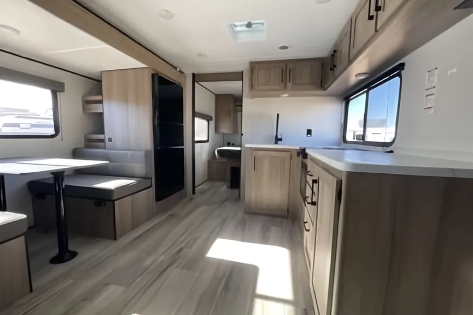 The Traveler Keystone Coleman 22BX Light Travel Trailer