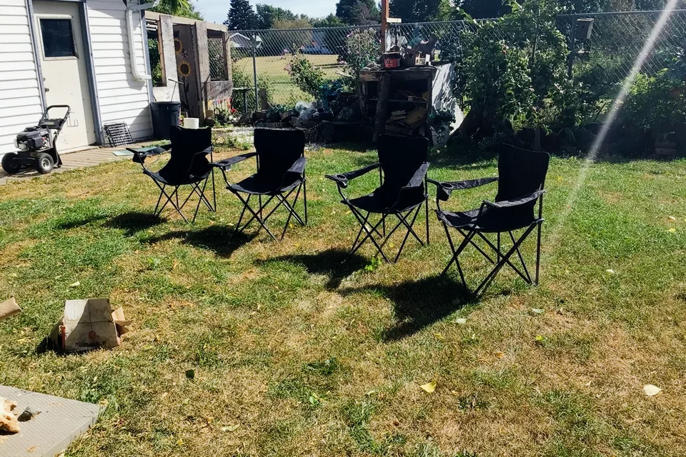 Relaxing at Emerald Bay Travel Trailer 