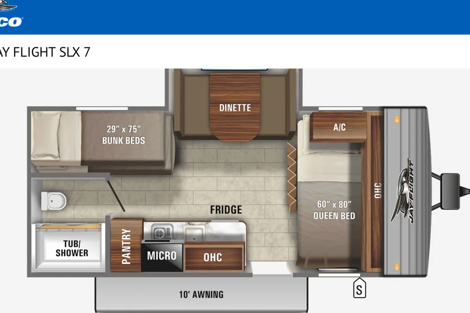 Travis's Jayco Jayflight SLX 184BS 2021 Travel Trailer