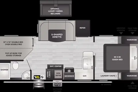 Cabin Fever Cottages - Keystone Bullet 250BHS Travel Trailer