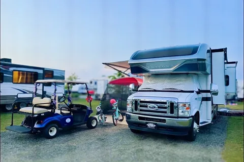 Mildred our Like New 2022 Entegra Esteem 27U-Auto leveling Jacks