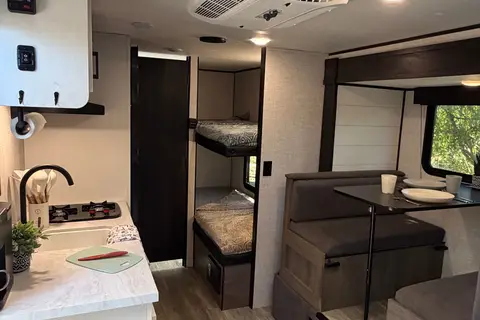 Easy Tow Bunkhouse | 7' Wide w/Slide-Out | Off-Grid