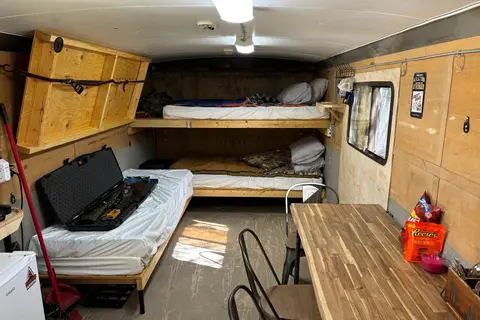 Richard's Interstate 20 foot camperized bumper pull carhauler Toy Hauler