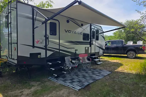 Paw Patrol pet friendly Winnebago Voyageur Travel Trailer