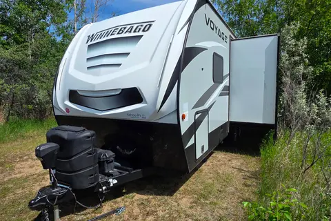 Paw Patrol pet friendly Winnebago Voyageur Travel Trailer