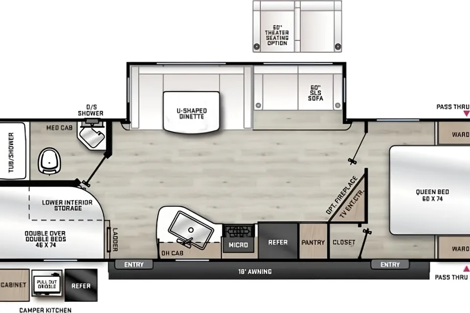MP Location Coachmen Catalina 263 2024 roulotte R43