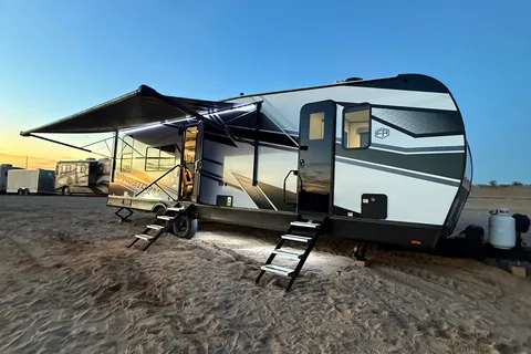 Aracely’s Forest River Sandstorm Toy Hauler