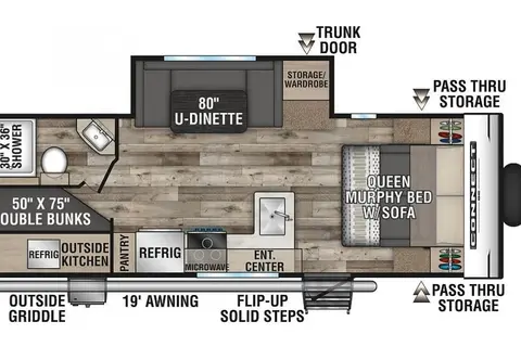 2021 KZ Connect SE Awesome Layout