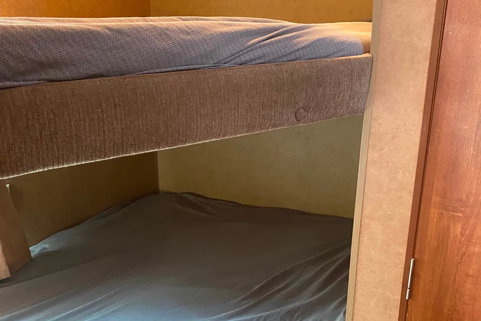 Adventures Await Bunkhouse Travel Trailer