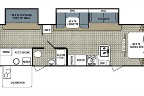 Ken's Kozy Kodiak Express 299BHSL Travel Trailer