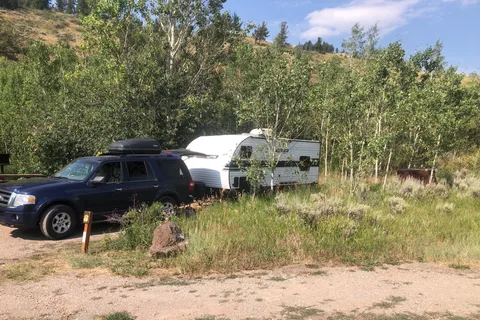 Gena’s New Horizons-Sunset Park RV Sun Lite 21TH Toy Hauler