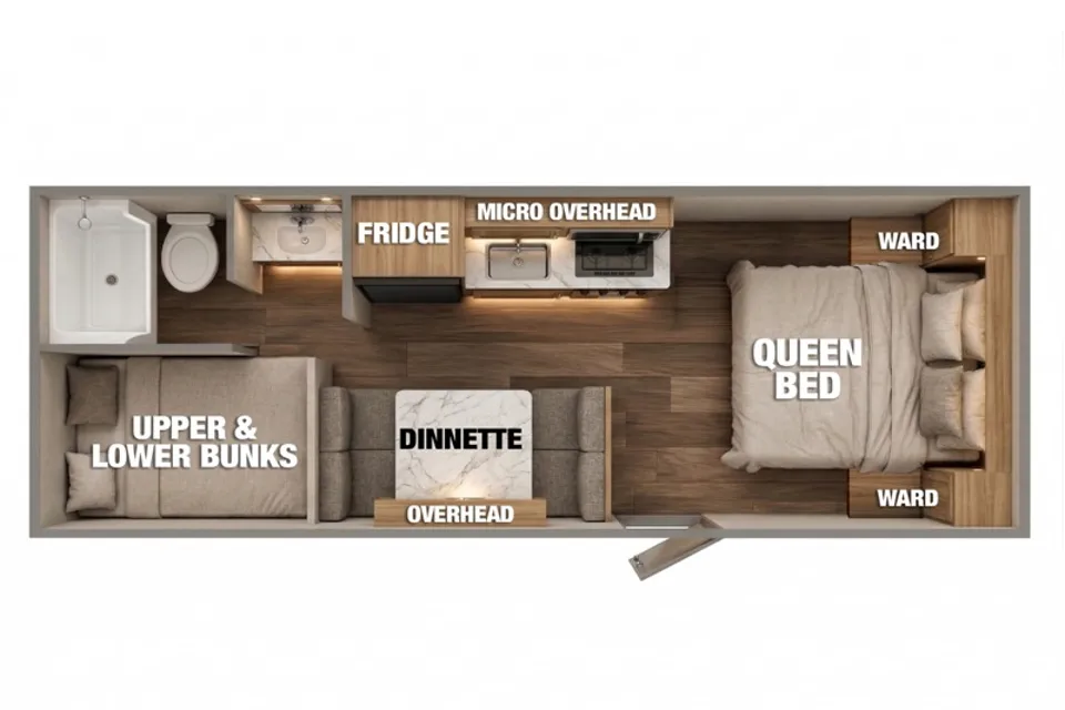 Mike’s Luxury Family bunk house 25ft