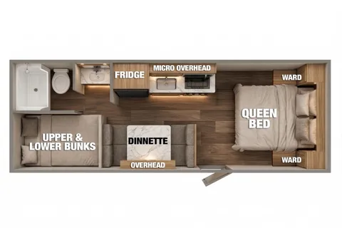 Mike’s Luxury Family bunk house 25ft
