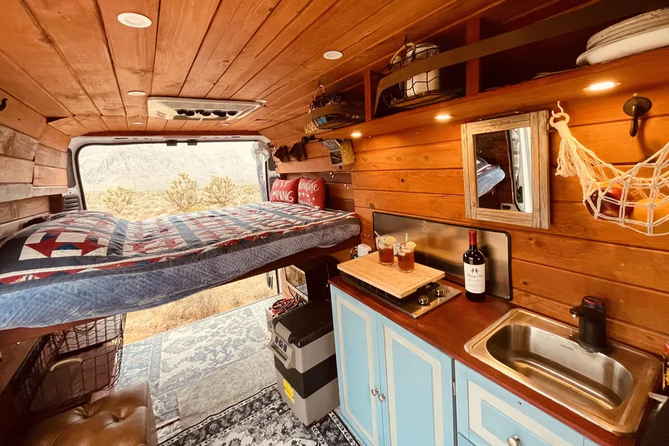 STAN THE VAN | Cozy Tiny Home on Wheels | AC + Heat | 20 MPG