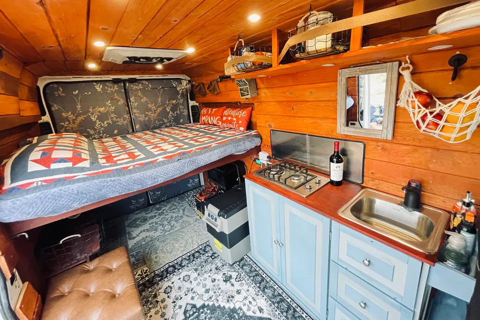 STAN THE VAN | Cozy Tiny Home on Wheels | AC + Heat | 20 MPG