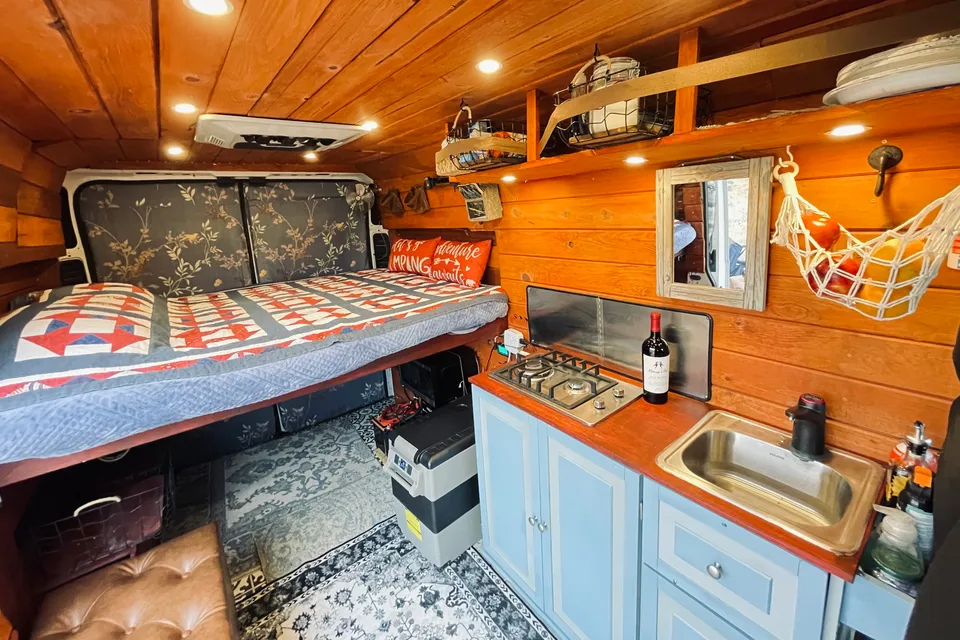STAN THE VAN | Cozy Tiny Home on Wheels | AC + Heat | 20 MPG