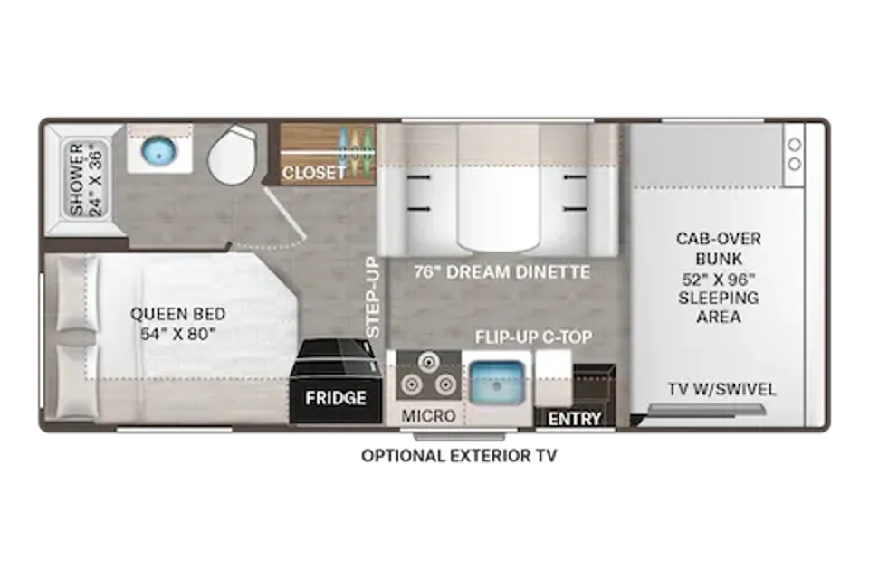 New 2024 Thor Chateau Class C 24ft. - FREE PRIVATE SHUTTLE - Knut - 