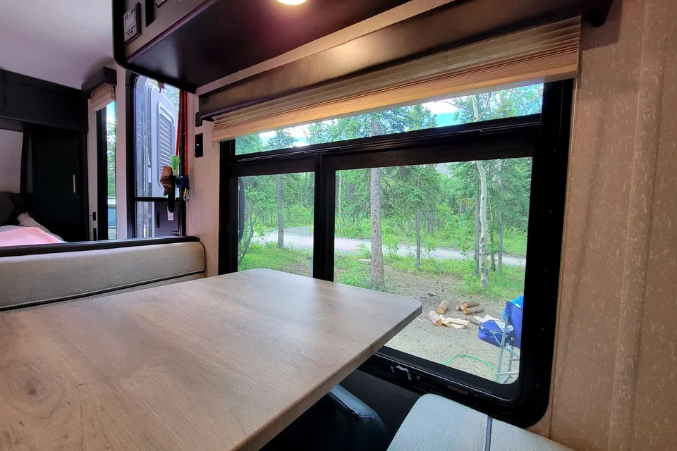 Leigh and Kenzie's Forest River Cherokee Wolf Pup 16FQBL Travel Trailer