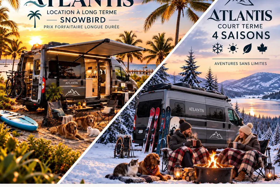 ATLANTIS | 4 SAISONS • OFF-GRID • SNOWBIRD • PET FRIENDLY 🐾