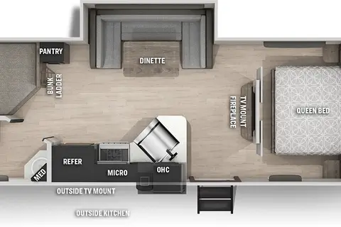Forest River Cherokee Grey Wolf 23DBH Travel Trailer - Time for an Adventure!