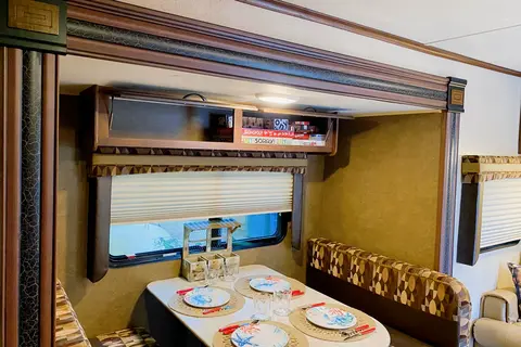 Fully stocked and ready for adventure! Jayco jay flight Travel Trailer We strive to provide most everything needed for a worry-free trip so you won’t stress about “we forgot to pack the…!” 